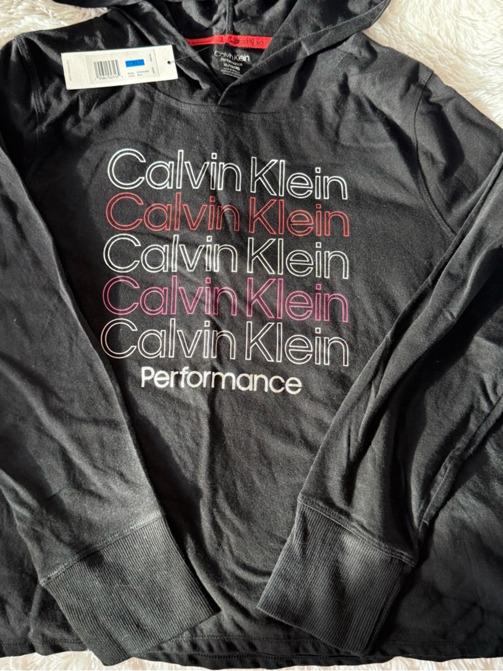 Calvin Klein Black with Red/White Logo